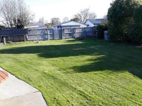 Back lawn to play in